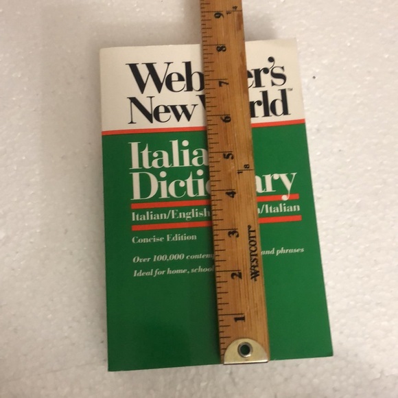Italian Dictionary -Webster’s New world - Picture 5 of 14